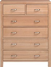 Vale Furnishers - Truro Four and Two Drawer Chest